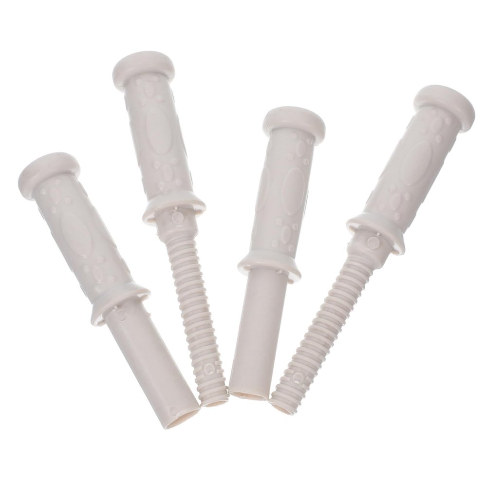 Toddmomy 2 Set Universal Plastic Threaded Rocking Horse Handles Replacement Grips for Boys and Girls Riding Toys Suitable for Toddlers and Children Easy to Install Sturdy Accessories
