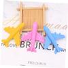 15Pcs Airplane Shaped Student Erasers Cute Stationery for Classroom Rewards Design for Back to Included view 4