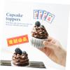 80pcs Mahjong Theme Cake Picks Creative Birthday Party Decorations Toppers for Unique Mahjong Ornaments to Enhance Your Celebration view 3