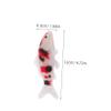 Abaodam 4pcs Mini Koi Fish Mini Goldfish Figurines Miniature Koi Fish Tiny Goldfish Realistic Carp Figurines for Dollhouse Garden Aquarium Tank Display view 2