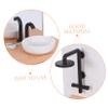 1 Set Scale Dollhouse Accessories with Shower Wash Basin Stool Towel Rack More DIY Dollhouse Furniture for Creative Play view 4
