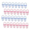 200PCS Mini Acrylic Pacifiers for Showers Gender Reveal Parties Transparent Table Scatter Decorations for Boys Fun Party Favors Supplies view 1