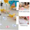200PCS Mini Acrylic Pacifiers for Showers Gender Reveal Parties Transparent Table Scatter Decorations for Boys Fun Party Favors Supplies view 3