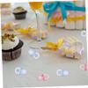 200PCS Mini Acrylic Pacifiers for Showers Gender Reveal Parties Transparent Table Scatter Decorations for Boys Fun Party Favors Supplies view 4