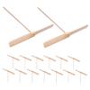 CVUTOVO 15pcs Wooden Dragonfly Flying Toys for Boys and Girls Portable Hand Helicopter Party Favors for Family Interaction view 1