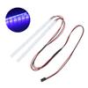 Authticar 24 LEDs Chassis Light Aluminum Alloy Decorative Light Bar for 1/10 1/8 Scale RC Model On Off Road Car (Blue) view 1
