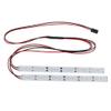 Authticar 24 LEDs Chassis Light Aluminum Alloy Decorative Light Bar for 1/10 1/8 Scale RC Model On Off Road Car (Blue) view 2