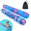 2 Pack Inflatable Swimming Pool Noodles, Quick Drying Soft Fabric Covered Pool Noodle Jumbo with Portable Storage Bag, Premium Buoyancy for Swim Pools Party Toys Accessories view 1