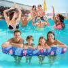 2 Pack Inflatable Swimming Pool Noodles, Quick Drying Soft Fabric Covered Pool Noodle Jumbo with Portable Storage Bag, Premium Buoyancy for Swim Pools Party Toys Accessories view 4