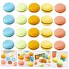 4 Boxes Lovely Macaron Erasers of Cartoon Pastry Erasers for School Supplies Lightweight and Easy to Use for Students and Classroom Decoration view 2