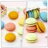 4 Boxes Lovely Macaron Erasers of Cartoon Pastry Erasers for School Supplies Lightweight and Easy to Use for Students and Classroom Decoration view 3