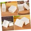 2Pcs Realistic Simulation Tofu Adornment Food Display Prop for Halloween Kitchen Decor Educational for and Lifelike Design view 4