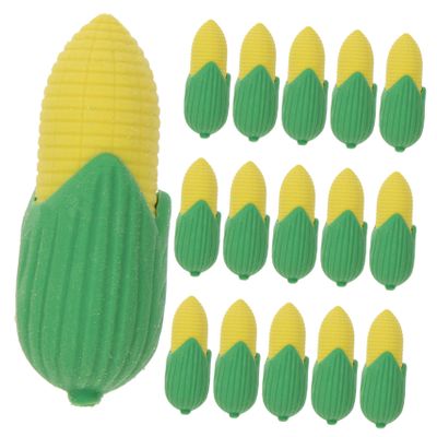 100Pcs Kawaii Mini Corn Erasers Cute Delicate Pencil Erasers for Fun Bulk Stationery for Classroom Use Safe Materials for Daily Erasing and Decoration