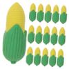 100Pcs Kawaii Mini Corn Erasers Cute Delicate Pencil Erasers for Fun Bulk Stationery for Classroom Use Safe Materials for Daily Erasing and Decoration view 1