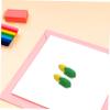 100Pcs Kawaii Mini Corn Erasers Cute Delicate Pencil Erasers for Fun Bulk Stationery for Classroom Use Safe Materials for Daily Erasing and Decoration view 4