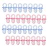 200PCS Mini Acrylic Pacifiers for Shower Games Cute Scatter Decorations for Gender Reveal Party Favors Transparent Table Decor for Boys view 1