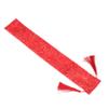 Red Cloth Mahjong Rack Drawstring Bag, Protective Sleeve for Pushers view 1