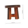 Abaodam 2pcs Round Miniature Chairs for Home Decor Miniature Photo Props Mini Landscape Decoration view 2