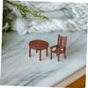 4 Set Scale Realistic Dollhouse Furniture for Creative Micro Landscape Decoration Simulation Model for Detailed Displays view 4