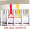 4 Pcs Pull Up Rings for Crib and Playpen Walking Assistant Tool Enhance Upper Body Strength and Coordination for Boy Girl view 3