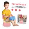 1 Set Portable Folding Potty Seat Travel Toilet for Lightweight Compact for Camping Go Use Supports Independence with Versatile Applications view 3