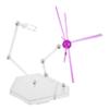 Abaodam Action Figure Display Stand Doll Support Bracket Model Display Rack for Collectibles Realistic Base view 1