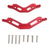 Aluminum Front & Rear Shock Tower Upgrade for Arrma 1/10 Big Rock 3S BLX, Granite, Senton 3S BLX/Mega 550, 1/8 Typhon 3S BLX/Mega 550 (Red) view 1