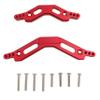 Aluminum Front & Rear Shock Tower Upgrade for Arrma 1/10 Big Rock 3S BLX, Granite, Senton 3S BLX/Mega 550, 1/8 Typhon 3S BLX/Mega 550 (Red) view 4