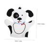 2Pcs Cartoon Dog Bath Gloves Fun Exfoliating Body Scrub Mitts for Adults Gentle Scrub Accessory for Family Bath Attractive Safe Design view 2