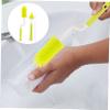 1Set Rotating Bottle Brush Silicone Cleaner for Feeding Bottles Safe for Long Handle Design for Deep Cleaning and Hard to Reach Areas with view 4