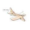 15Pcs Unfinished Wooden Airplane Model Kit for Creative DIY Plane Launcher Fun Wood Crafts for Hands Learning and Interactive Play Great for S Birthdays and Holidays view 2