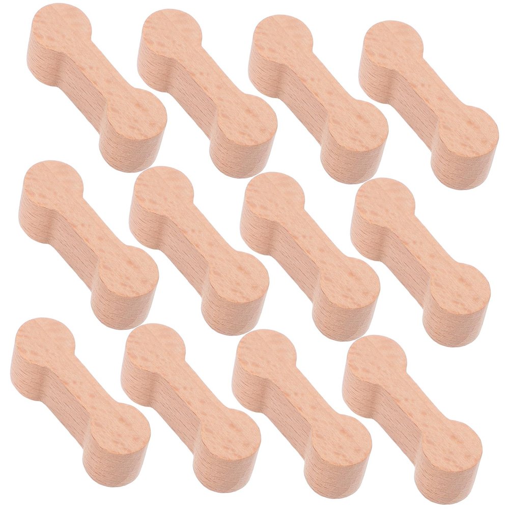 GARVALON 16pcs Sturdy Wooden Train Track Connectors Fit Trains Other Wooden Tracks for Boys and Girls Imaginative Play DIY Railway System