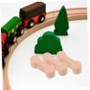 GARVALON 16pcs Sturdy Wooden Train Track Connectors Fit Trains Other Wooden Tracks for Boys and Girls Imaginative Play DIY Railway System view 4