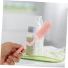 2Pcs Bottle Brush with Plastic Handle Rotating Feeding Bottle Cleaner for Effortless Cleaning Soft Durable and Scratch for Bottle Care OPP view 2