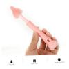 2Pcs Bottle Brush with Plastic Handle Rotating Feeding Bottle Cleaner for Effortless Cleaning Soft Durable and Scratch for Bottle Care OPP view 3