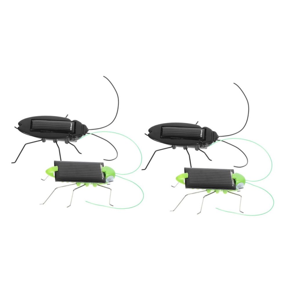4pcs Solar Powered Insect Models Realistic Simulation for Science Education Solar for Boys and Includes