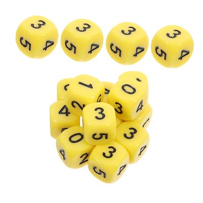 16pcs Math Prop Dice Set Multi Sided Number Dice for Fun Classroom Home Learning Portable Teaching Tools to Spark Curiosity Math