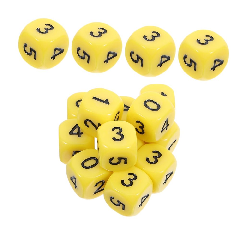 16pcs Math Prop Dice Set Multi Sided Number Dice for Fun Classroom Home Learning Portable Teaching Tools to Spark Curiosity Math