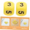 16pcs Math Prop Dice Set Multi Sided Number Dice for Fun Classroom Home Learning Portable Teaching Tools to Spark Curiosity Math view 3