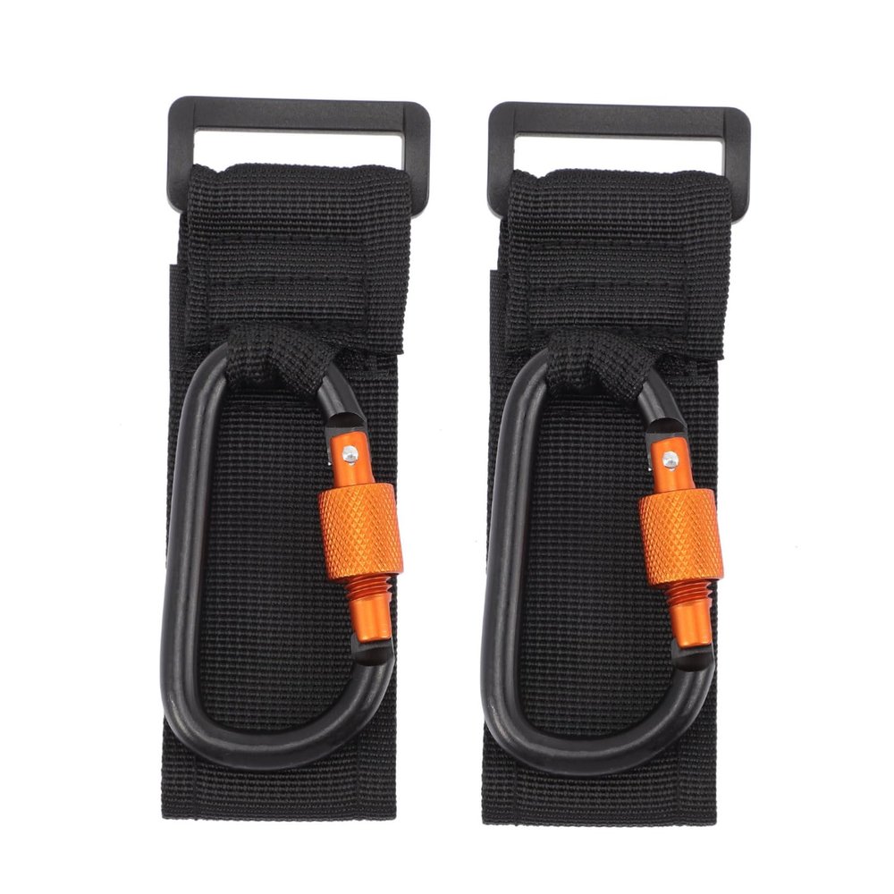 2Pcs Stroller Hooks Heavy Duty Bag Clips for Organizing Stroller Accessories Durable and Flexible Hangers for Shopping Travel and Outdoor Use for Parents