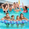 2 Pack Inflatable Swimming Pool Noodles Jumbo, Quick Drying Soft Fabric Covered Pool Noodle Jumbo with Portable Storage Bag, Premium Buoyancy for Swim Pools Party Toys view 4