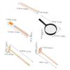 1Set Archaeology Tool Set Gemstone Digging Kit with Hammer Chisel Brush and Magnifier for and Safe and Versatile Educational Tools for Boys view 2