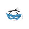 Abaodam 6Pcs Gras Masks with Headband Festive Rhinestone Sequin Half Face Cover for Celebrations Metallic Eye Masks for Parties and Gatherings view 2