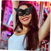 Abaodam 6Pcs Gras Masks with Headband Festive Rhinestone Sequin Half Face Cover for Celebrations Metallic Eye Masks for Parties and Gatherings view 4