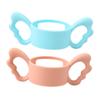 2Pcs Silicone Milk Bottle Grip Handles Ergonomic Wide Mouth Feeding Bottle Accessories for Durable Non Slip Design for Parents view 1