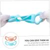 2Pcs Silicone Milk Bottle Grip Handles Ergonomic Wide Mouth Feeding Bottle Accessories for Durable Non Slip Design for Parents view 3