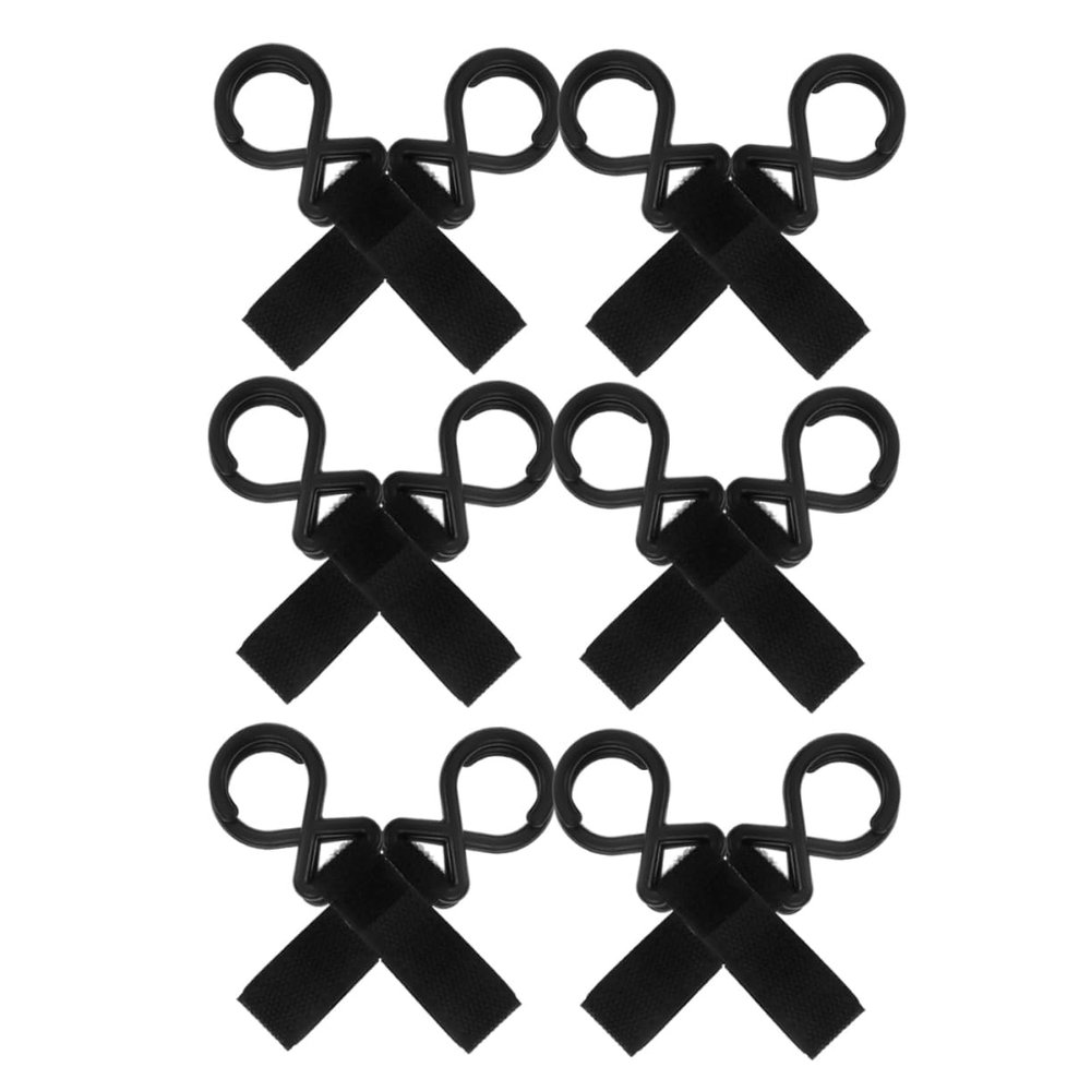 12pcs Heavy Duty Stroller Hooks for Hanging Diaper Bags Bag Hangers for Strollers Wheelchairs and Shopping Carts Versatile Accessory for Organizing Essentials
