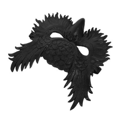 Abaodam Halloween Owl Mask Cute Mysterious Design Elastic Band Breathable PU Material for Masquerade Parties Carnival Fits