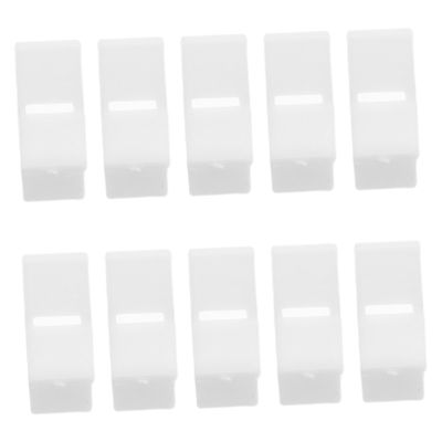10pcs Scale Dollhouse Chairs for DIY Micro Landscape and Fairy Garden Decorations Plastic Dollhouse Accessories
