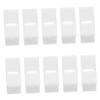 10pcs Scale Dollhouse Chairs for DIY Micro Landscape and Fairy Garden Decorations Plastic Dollhouse Accessories view 1